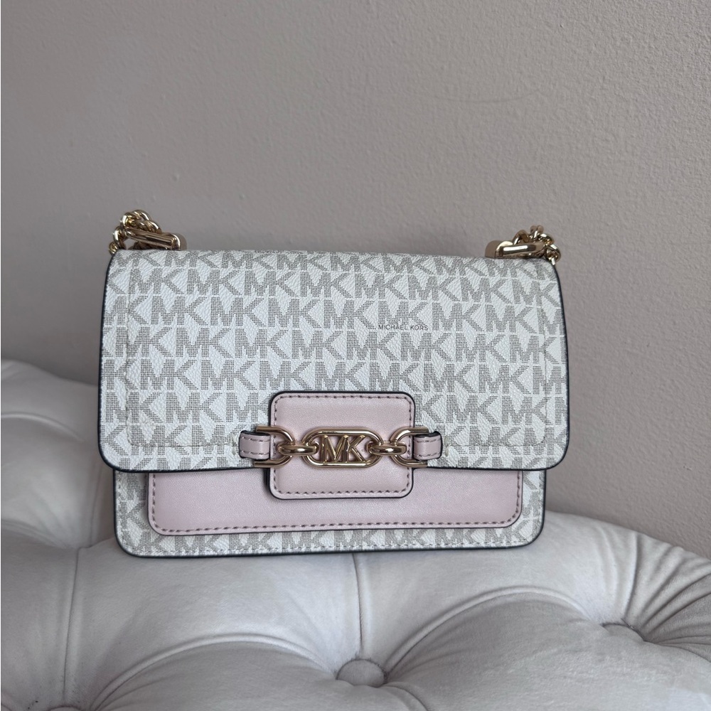 NWOT Michael Kors Heather Extra-Small Leather Crossbody bag